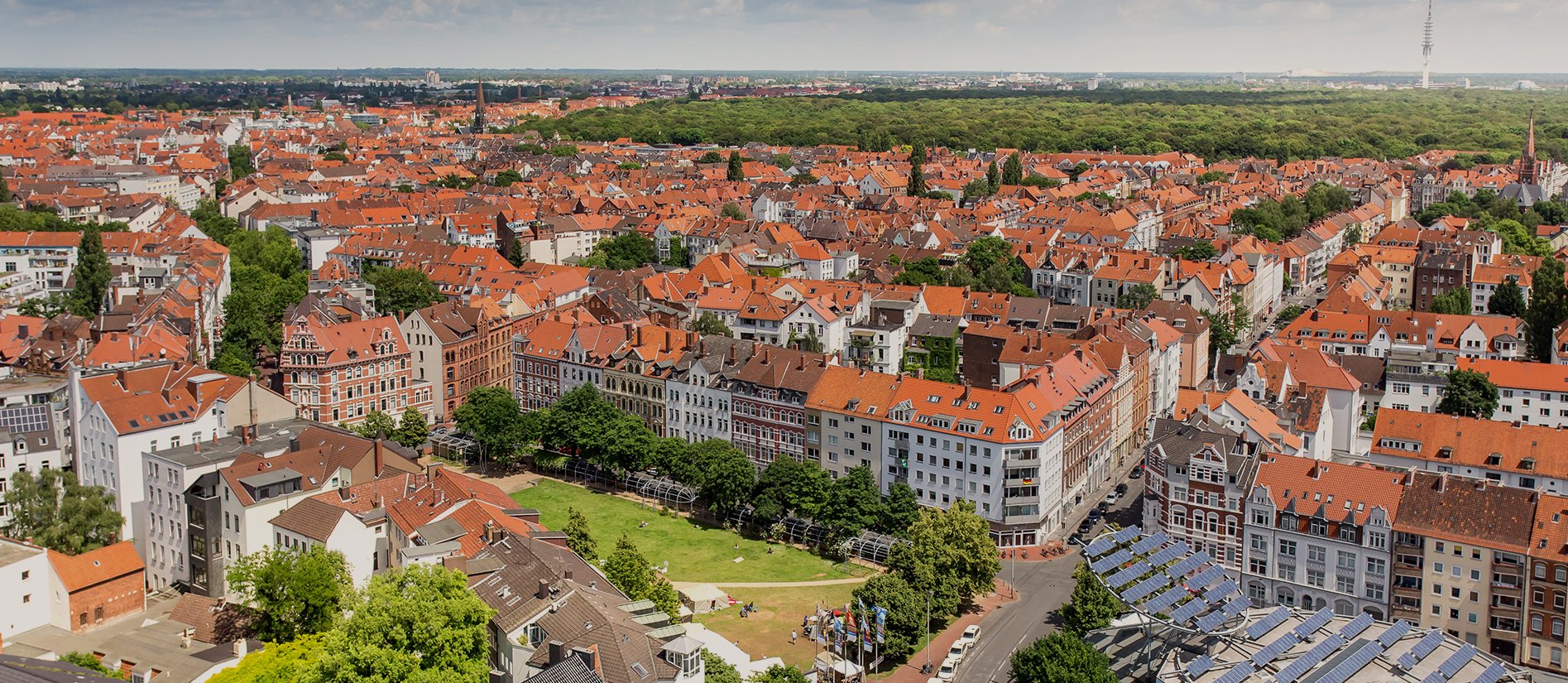 Blick auf den Weißekreuzplatz