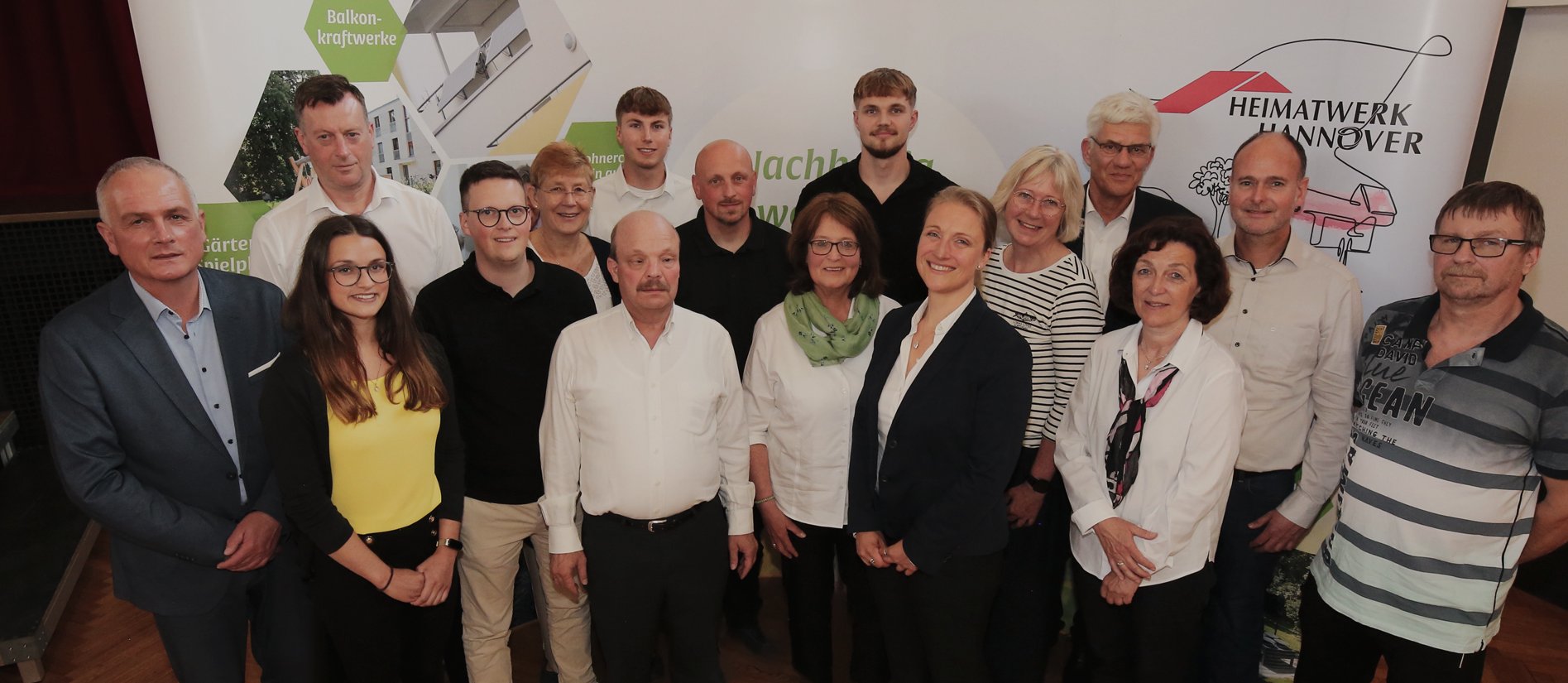 Gruppenbild des Heimatwerkteams