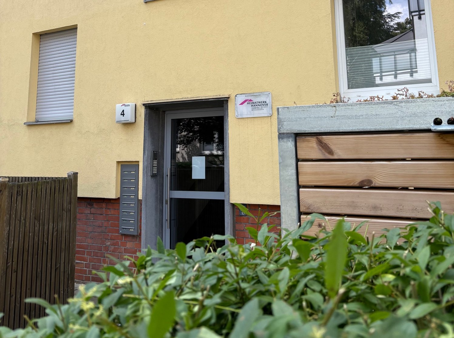 Eingang Isarstr. in Döhren