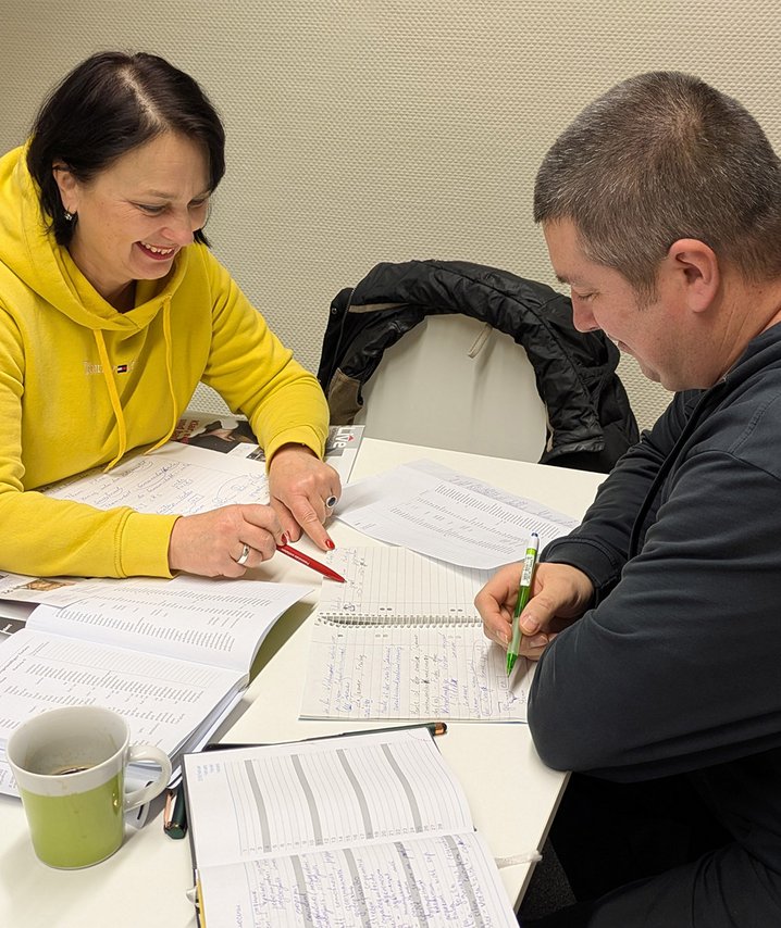 Sprachunterricht im Heimatwerk