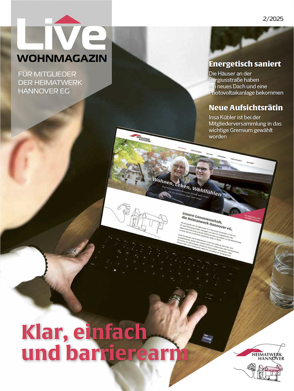 Cover vom aktuellen Mitgliedermagazin des Heimatwerks 02/2025